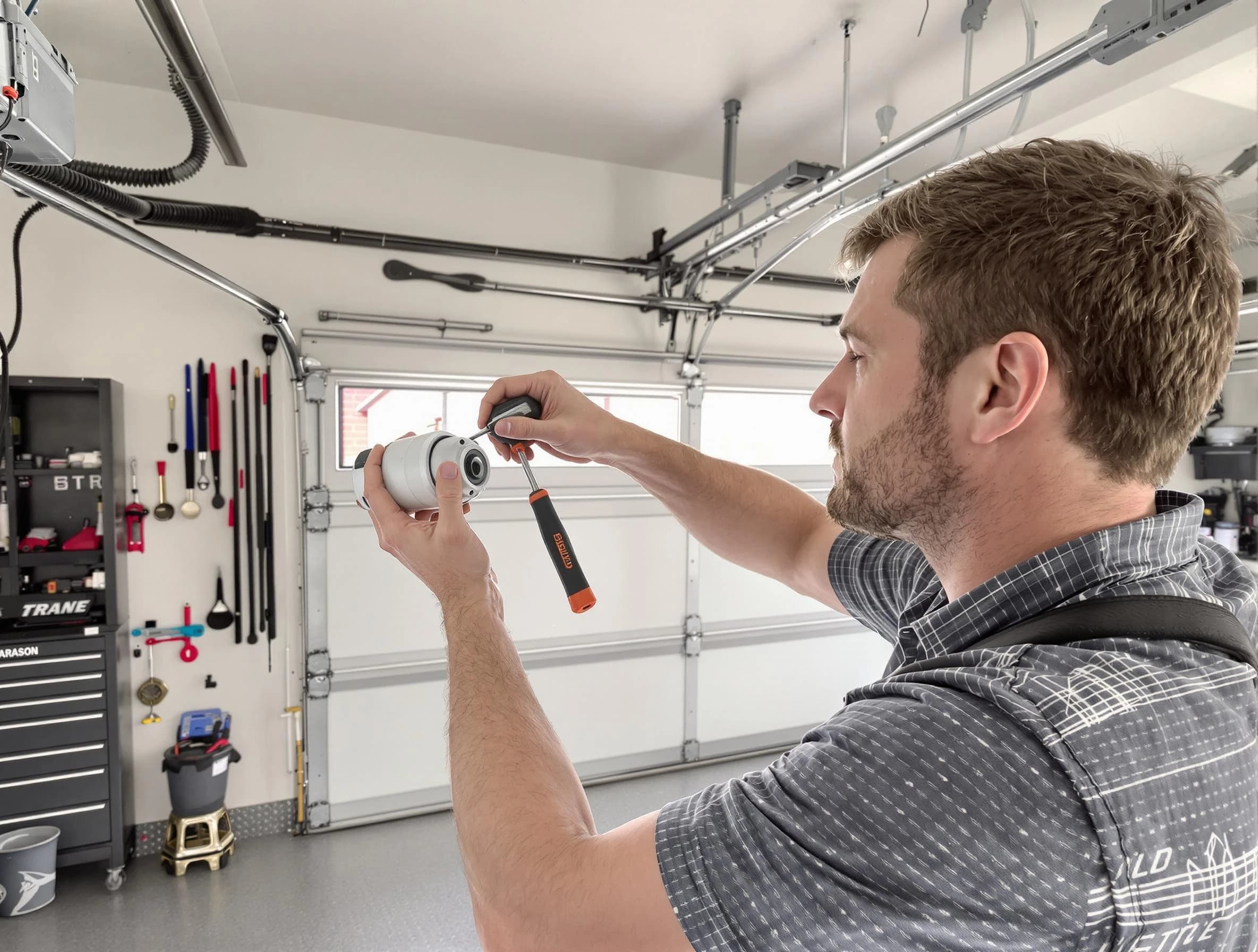 Garage door opener repair service by Avondale Estates Garage Door Repair in Avondale Estates