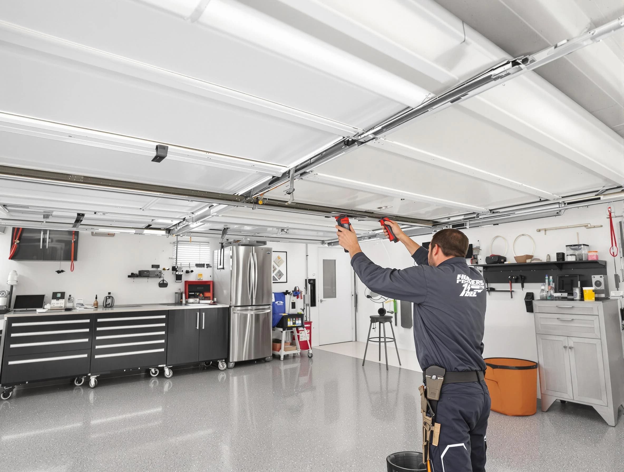 Overhead garage door repair service by Avondale Estates Garage Door Repair in Avondale Estates