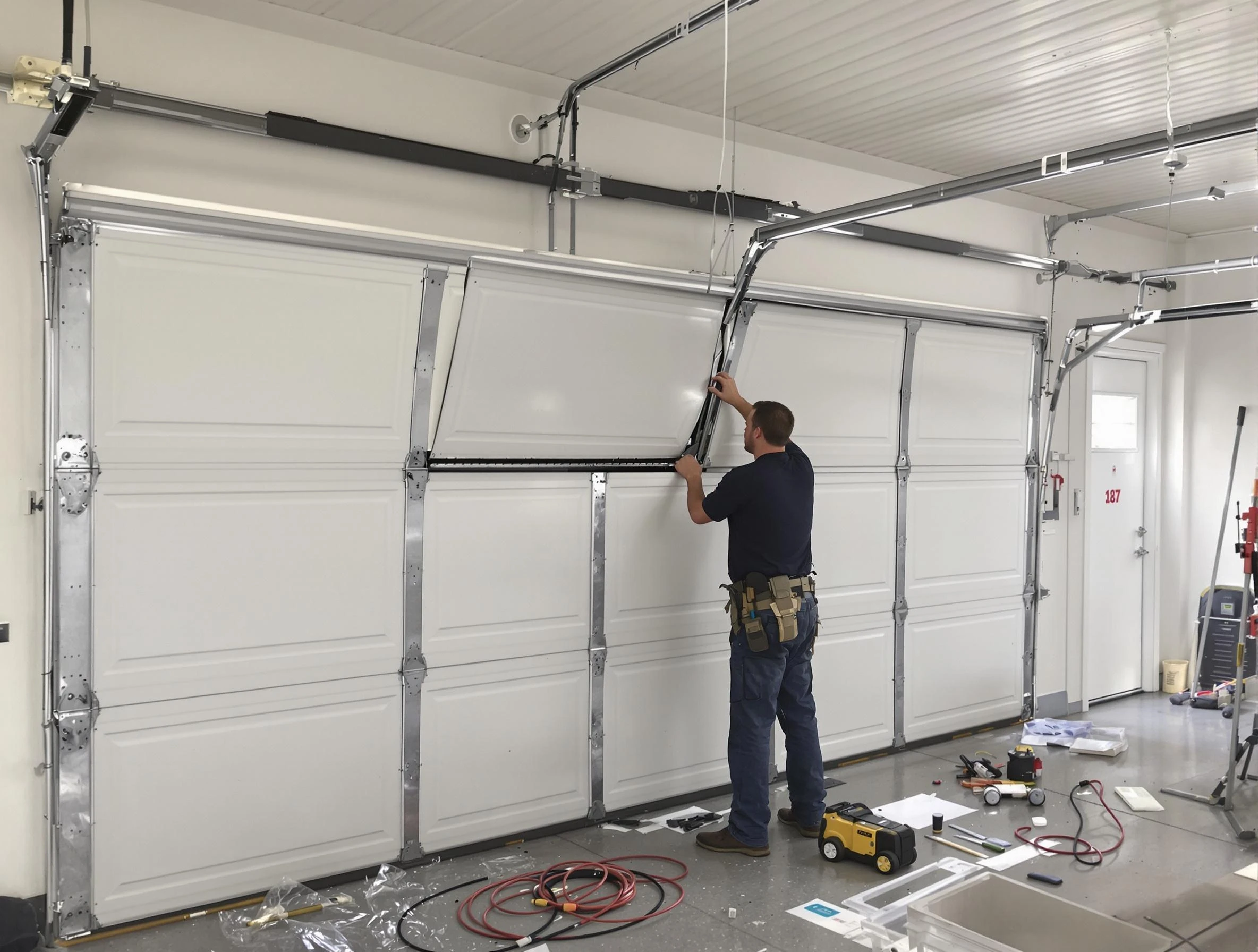 Garage Door Section Replacement in Avondale Estates