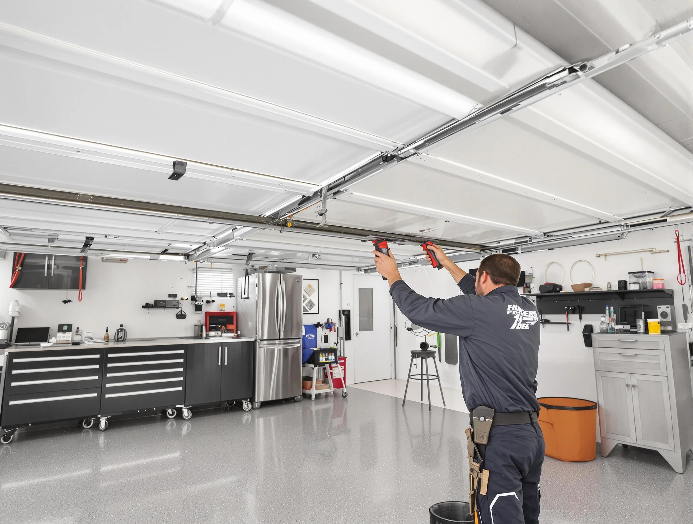 Overhead garage door repair service by Avondale Estates Garage Door Repair in Avondale Estates